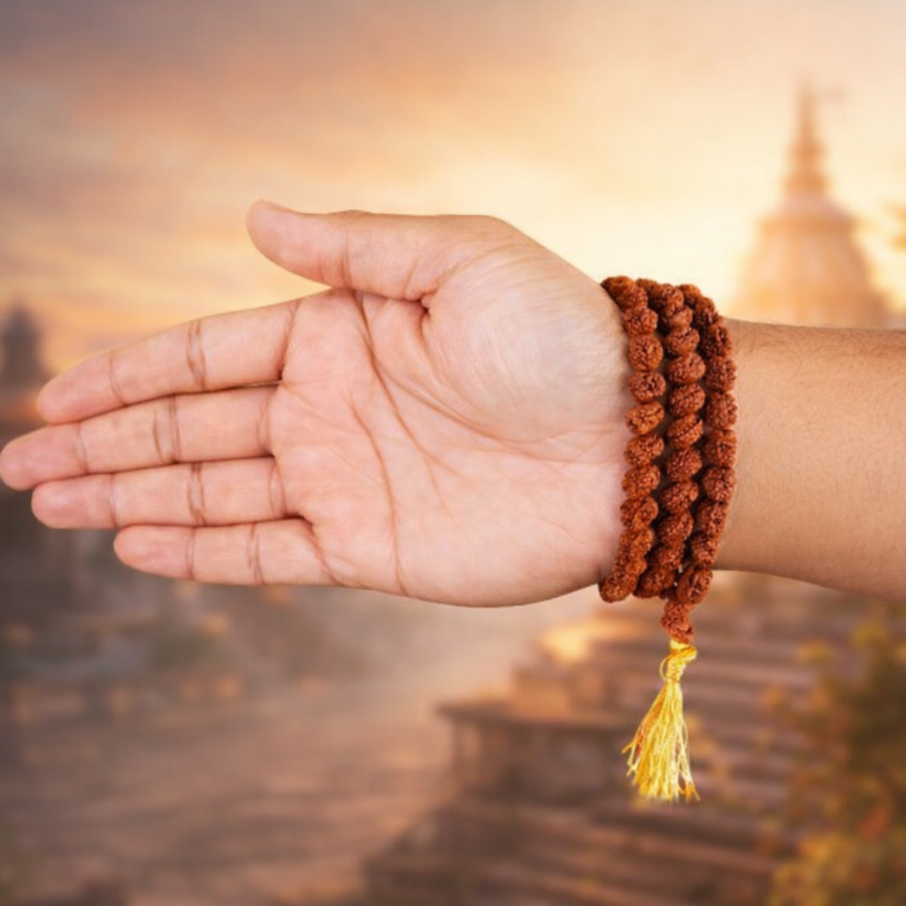 5 Mukhi Japa Rudraksha Mala